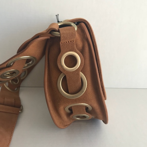 Foley + Corinna Brown Suede Woman’s Shoulder Bag - Picture 2 of 8